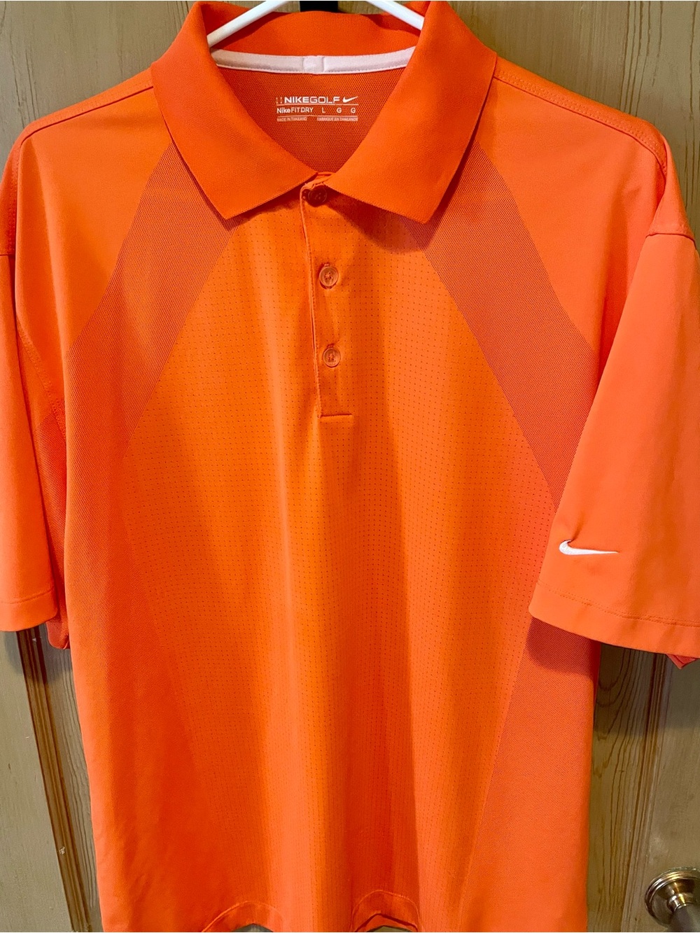 Nike Men's Bright Orange Performance Golf Polo